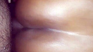 damn, my og cougar bitch can't get enough of this thick black cock in her oiled thong