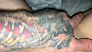 Real Couple Fingers Wife's Tight Pussy Roughly Close Up