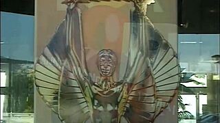 brunette amateur mommy takes daddy's monster cock rough till creampie orgasm