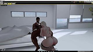 White Slut Devours Monster BBC Sloppily!