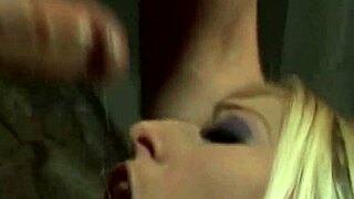 Whoa, Check Out This Big Titted Blonde Babe Masturbating Her Tits Crazy!