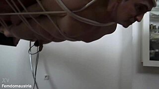 Nurse demands cum sample through twisted foot domination play