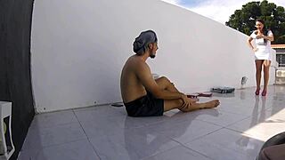 Monster Cock Pounds Latina Ass At Construction Site