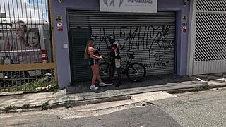 found hot blonde on street, fucked her tight pussy and ass hard?