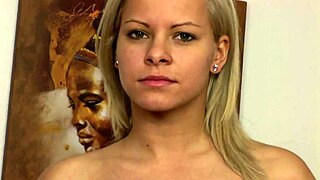 Sunny's blonde teen holes wrecked by two hunks' monster cocks deepthroat creampie