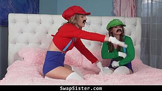 stepbrothers whip out cocks and fuck swapsis bent over cowgirl doggystyle