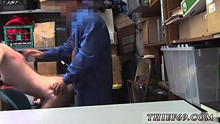 whoa cop fucks emo teen shoplifter caught red-handed in store hardcore