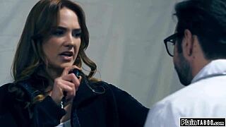 i can't believe this doctor fisted my busty milf pussy for impregnation