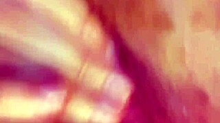 curvy latina rubs big wet clit pussy lips closeup dildo vibrator moan orgasm