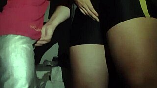 Lesbian babes finger pussies to mutual squirting orgasms together