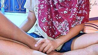 innocent bride gets her pussy wrecked hard by horny hubby missionary style 😈