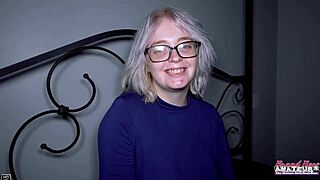 silver blonde annie archer blows dick gets holes pounded