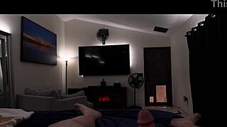 Sharing Bed with Stepmom Coco Vandi Leads to Wild Tits Fuck