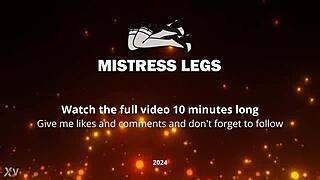 Sheer Heels Dangle on Bare Toes