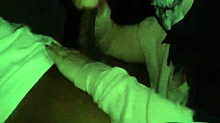 Masked bbw milf slurps wet sloppy deepthroat on huge black cock homemade