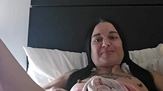 emy angel rubs her pussy on the toy desperately