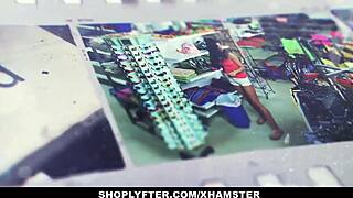 lp officer fucks shoplifting ginger teen 18+ hard in office after big cock interrogation