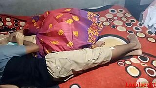 Bengali wife in red saree bent over doggystyle hardcore fuck