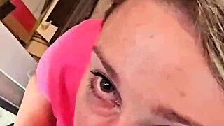 Oh wow, cute amateur milf couple shares deepthroat blowjob homemade fun