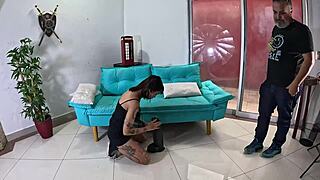 annie clementine takes monster cock fisting challenge barefoot