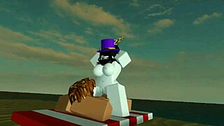 Island outback roblox roleplay teases with thong panties reveal