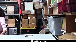 Security Guard Bargains with Shoplifting Teen in Office