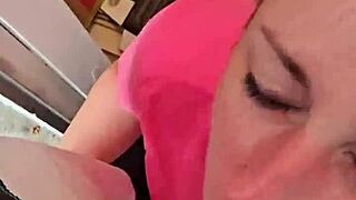 Oh wow, cute amateur milf couple shares deepthroat blowjob homemade fun