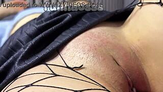 Wanna see my closeup creampie in this shaved asian teen pussy?