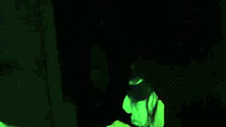 Masked bbw milf slurps wet sloppy deepthroat on huge black cock homemade