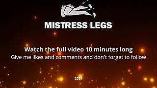 Sheer Heels Dangle on Bare Toes