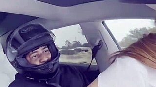 Cambodian Teen 18+ Rides Big Black Cock Risks Crash Outdoors