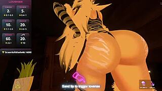 hungarian vtuber minnah mia dances wildly on cam