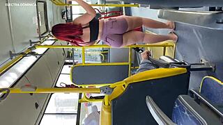 took my maid home and she went wild on the bus... insane! 🔥😍