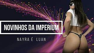 Skinny young wife takes double vaginal fisting at home