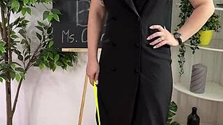 Curvy teacher's emotional BDSM wellness stirs deep fetish cravings