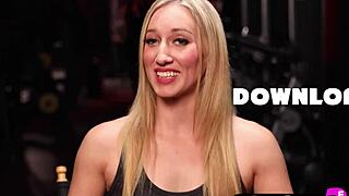 riley reyes and sarati strip big tits in sexy stretching session full of tease