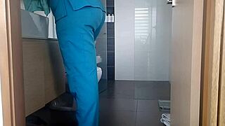 i love how this maid keeps her job by showing off her curves daily