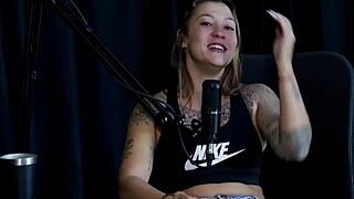 Flor de Damiana spills dirty secrets in naughty interview with Vovô Moai on Porn Cast Brazil