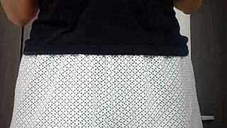 damn, that argentinian stepsis milet fingers her perfect athletic pussy outdoors