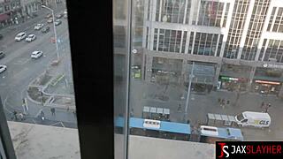 Angelika Grays blonde tight asshole welcomes big black cock rough