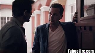 Stepfather and teacher stretch teen stepdaughter with brutal double penetration