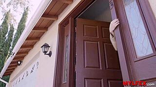 yo milf how'd you shut up that neighbor with your shaved pussy ride?