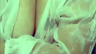 viral student's wet bath makes her huge tits glisten sexy