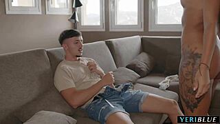 he hires broke stripper but fucks her hard for free with creampie finish