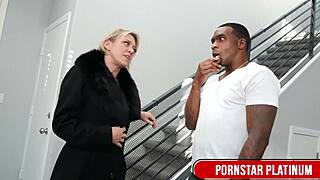 Blonde milf dee williams hungrily sucks rome majors ass in domination play