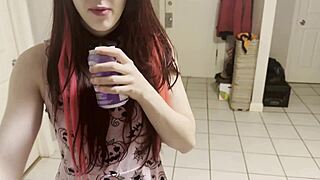 step dad catches drunk stepdaughter late... fuck her holes or tell stepmom?