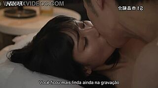 damn, this naughty japanese jav prostitute masturbates at work then rides cock for creampie... hot!