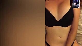 Hot Brunette Stranger Watches Cam Stroke Tease