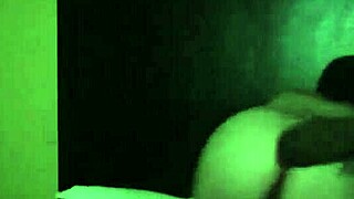 Phat White Ass Rides Massive Black Cock Hard