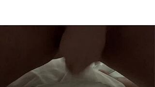 White Hottie Fingers Dripping Pussy with Toys Till Wild Squirting Climax